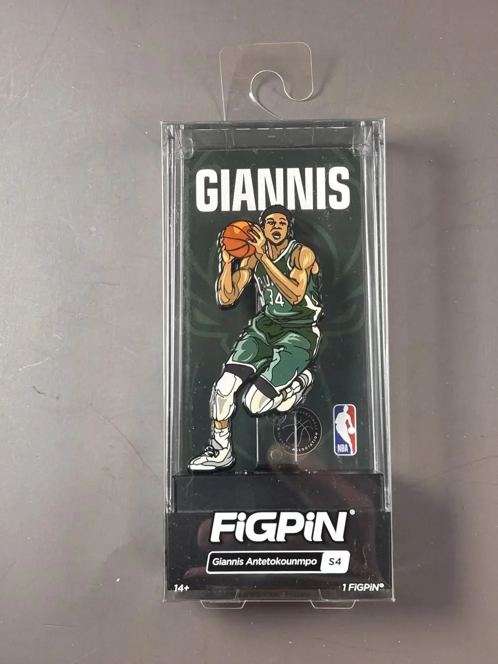 FiGPiN NBA Giannis Antetokounmpo #S4 Pin Collectible New Limited Edition 3000